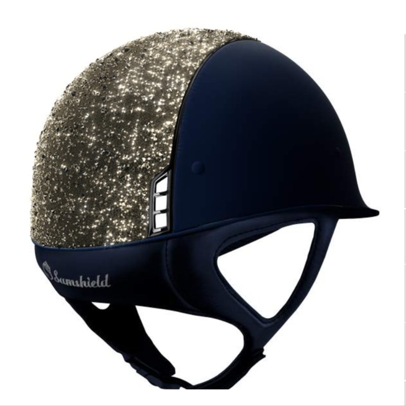 Samshield Shadowmatt Helmet with Crystal Medley Top Navy-1